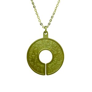 BioSignature Pendant Yellow Bronze